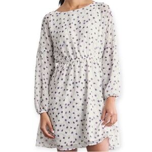 Elizabeth and James White and Purple dainty sundress size large